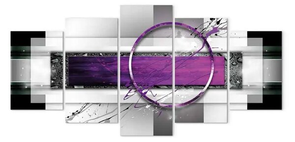 Quadro moderno Cerchio di viola