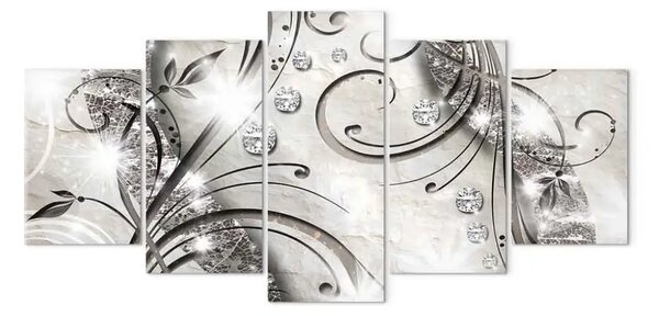 Quadro moderno Ramoscello diamante
