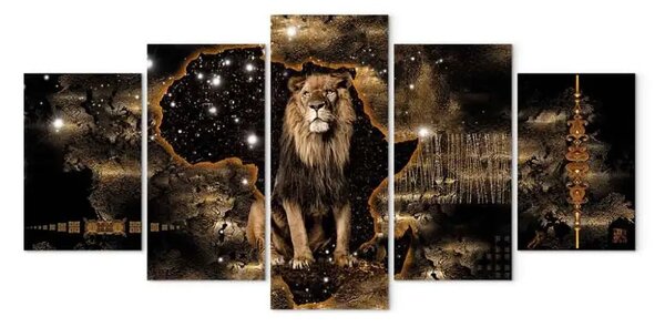 Quadro contemporaneo Leone d'oro