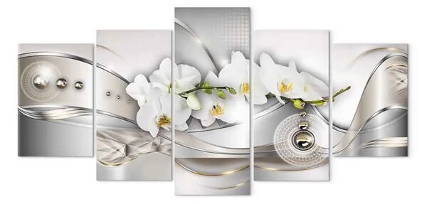 Quadro su tela Ballo perla dell'orchidea