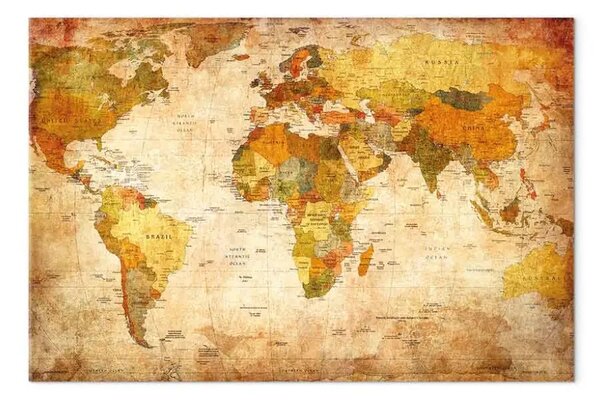 Quadro contemporaneo Mondo - mappa politica