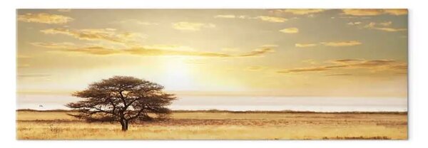 Quadro contemporaneo Albero solitario nella savana