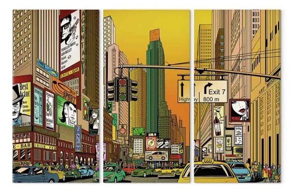 Quadro NYC in un fumetto
