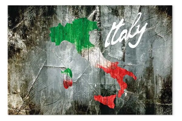 Quadro moderno Mappa artistica d'Italia