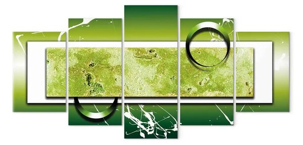 Quadro su tela Miracolo verde oliva