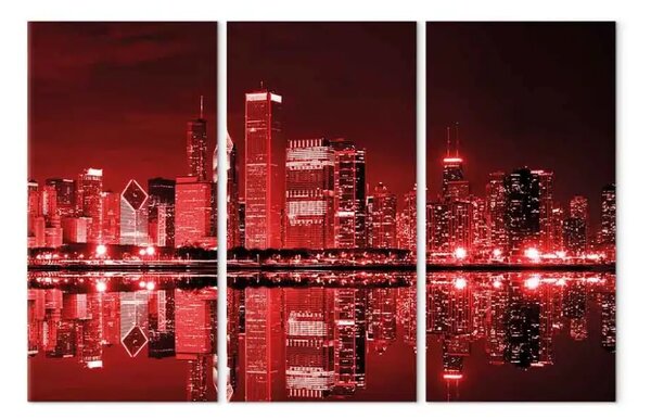 Quadro moderno Chicago in colori intriganti