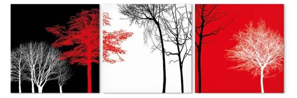 Quadro su tela Tre colori della natura
