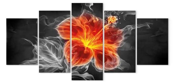 Quadro Fiore fumante