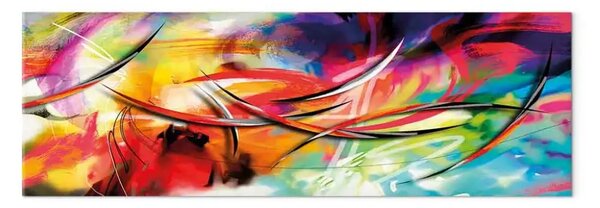 Quadro contemporaneo Danza dell'arcobaleno