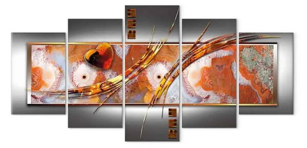 Quadro Distruzione arancione