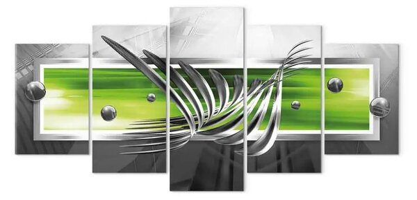 Quadro moderno Ali d'argento