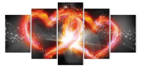 Quadro su tela Fiamma d'amore