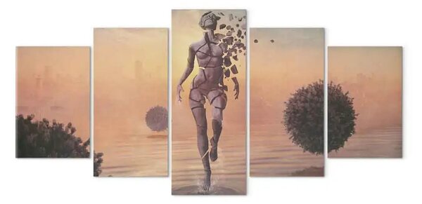 Quadro su tela Fragilità dell'esistenza