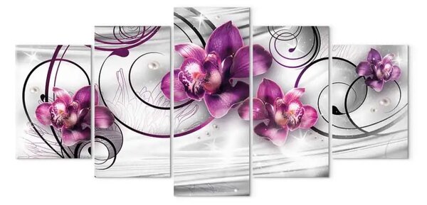 Quadro moderno Orchidee e perle