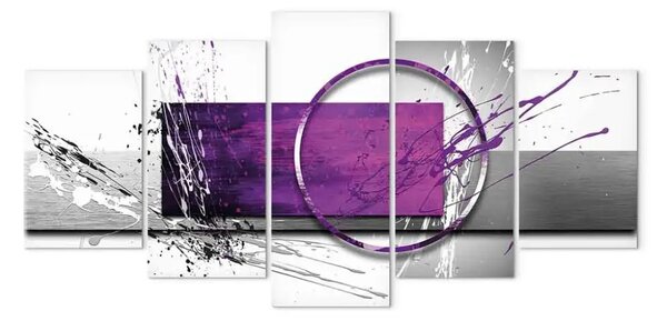 Quadro su tela Espressione purpurea