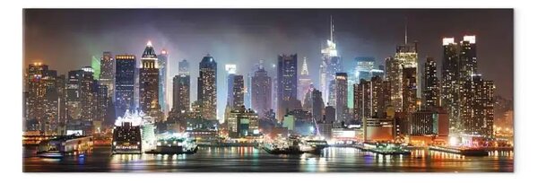 Quadro contemporaneo Riflessi bianchi a New York