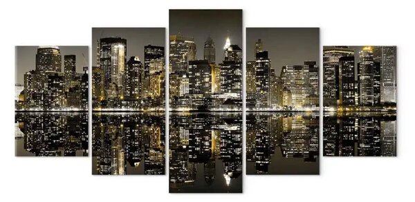 Quadro moderno Notte magica di New York
