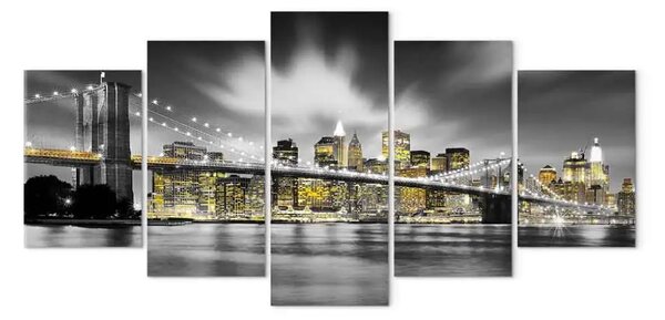 Quadro contemporaneo NYC: occhi d'ambra