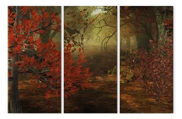 Quadro moderno Boschetto: trittico