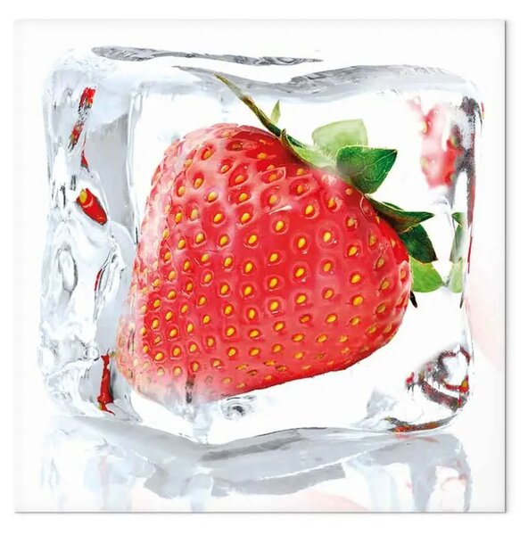 Quadro Fragola ghiacciata