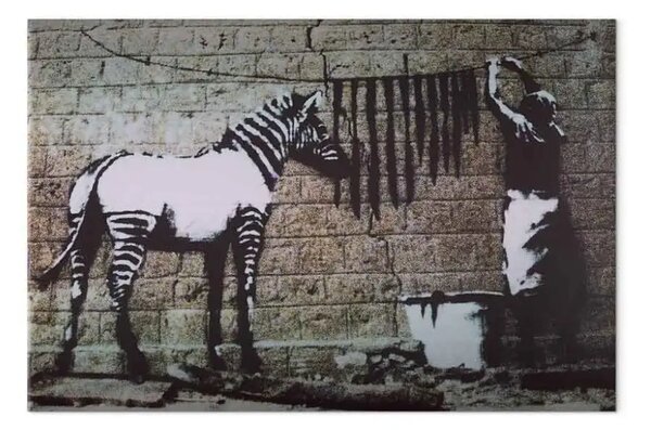 Quadro moderno Lavaggio (Banksy)