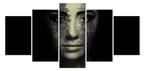 Quadro su tela Sigaro e whisky