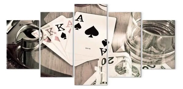 Quadro moderno Notte di poker