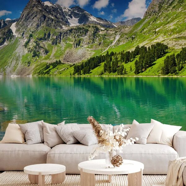 Carta da parati moderna Lago di montagna