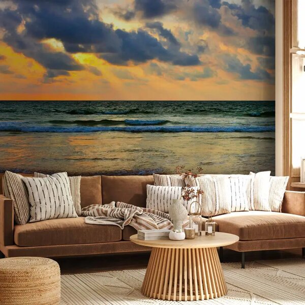 Carta da parati Un tramonto di colori sul mare
