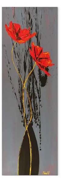 Quadro Vaso con papaveri rossi II