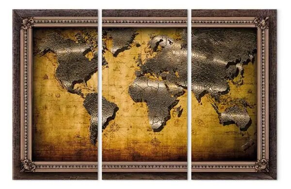 Quadro contemporaneo Mondo incorniciato