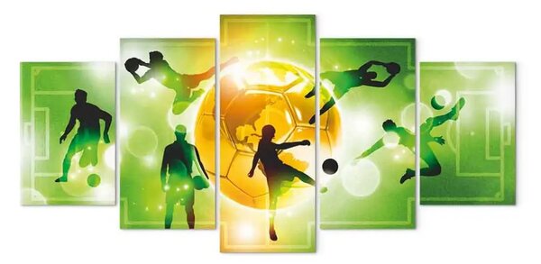 Quadro moderno Amo il calcio