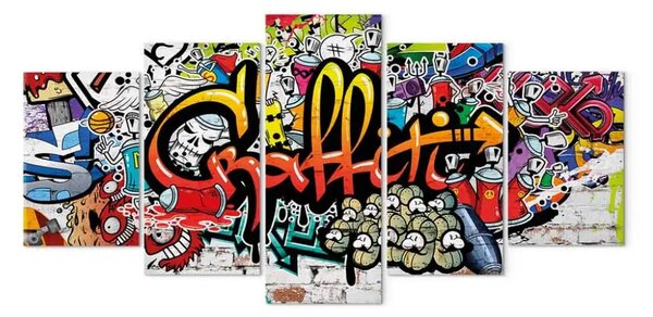 Quadro su tela Stile colorato