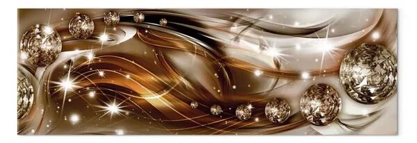 Quadro moderno Nastro di bronzo e brillantezza