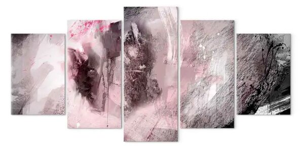 Quadro su tela Profondità rosa