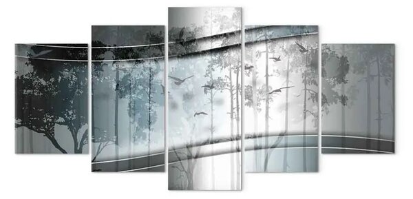 Quadro Nebbie della foresta