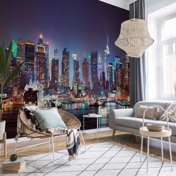Carta da parati Notte a New York City