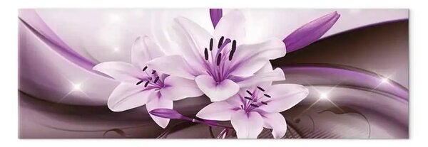 Quadro su tela Bellezza viola