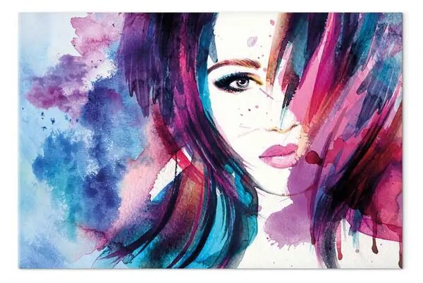 Quadro Ragazza acquerello