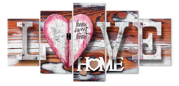 Quadro moderno Love Home