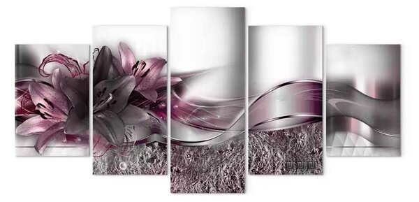 Quadro su tela Nastro viola
