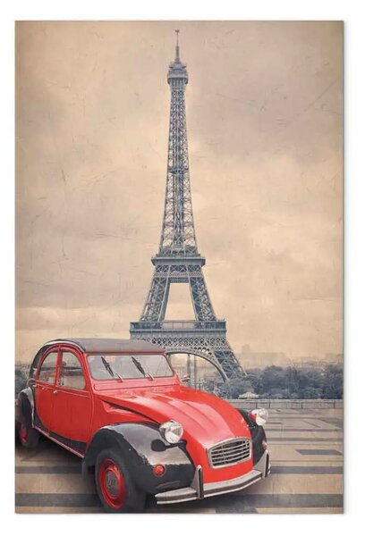 Quadro su tela Retro Paris
