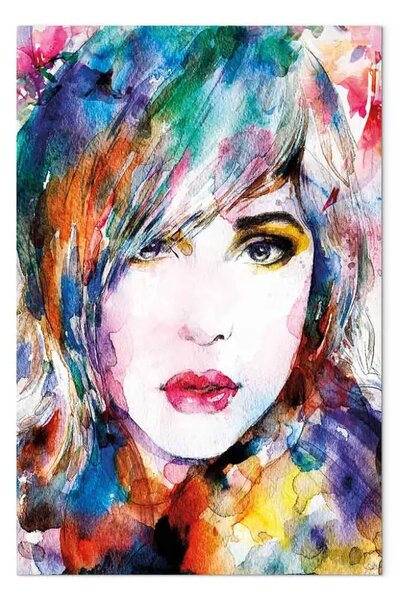 Quadro Ragazza Arcobaleno