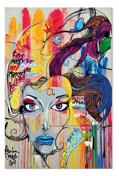 Quadro contemporaneo Pensieri colorati