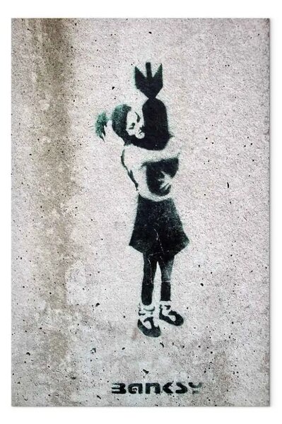 Quadro Abbracciatore di bombe Banksy