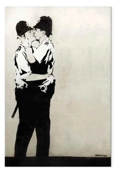 Quadro moderno Bacio di rame - Banksy