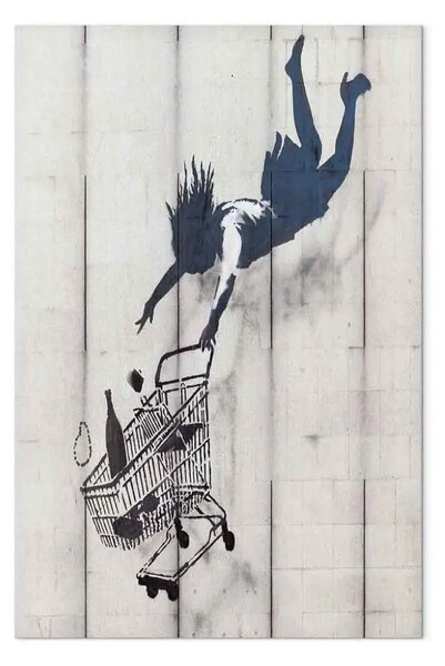 Quadro moderno Shop Til You Drop by Banksy
