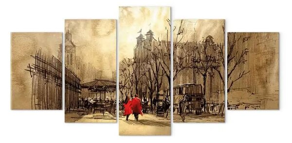 Quadro su tela Viaggio nel tempo