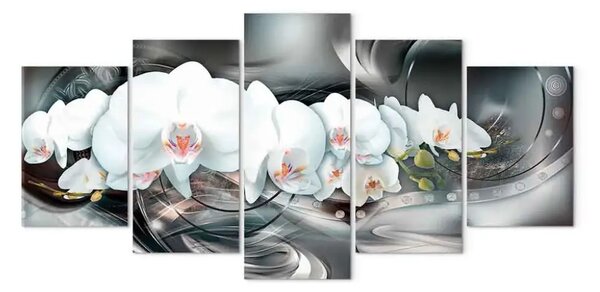 Quadro su tela Orchidea magica