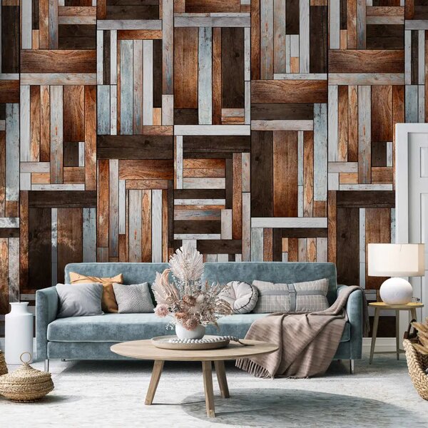 Carta da parati design Parquet